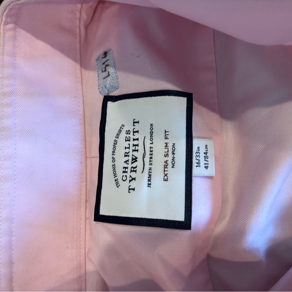 Charles Tyrwhitt Pink men button down